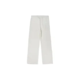 Pantalones de punto con logotipo, tallas asiáticas «Marfil»