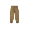 Pantalones elásticos tejidos Tallas asiáticas «Caqui»