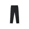 Pantalones jogger casuales ajustados cónicos estilo pareja, color negro