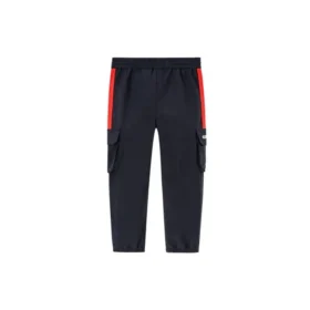 Pantalones largos casuales Tallas asiáticas «Negro Rojo»