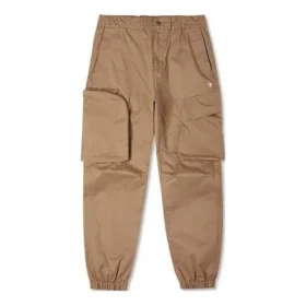 Pantalones tejidos utilitarios y cómodos, tallas asiáticas «Marrón»