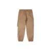 Pantalones tejidos utilitarios y cómodos, tallas asiáticas «Marrón»