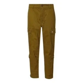 Pantalones utilitarios cargo tejidos Tallas asiáticas «Verde oliva»