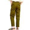 Pantalones utilitarios cargo tejidos Tallas asiáticas «Verde oliva»