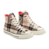 Plaid Chuck 1970s «Creamwhite Gray»