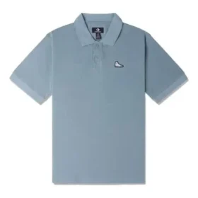 Polo con parche de zapato, tallas asiáticas, «Azul claro»