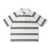 Polo de manga corta Marquis Tallas asiáticas «Blanco Negro»
