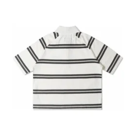 Polo de manga corta Marquis Tallas asiáticas «Blanco Negro»
