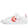 Pro Leather Low «Color Pop – Blanco y amapola brillante»