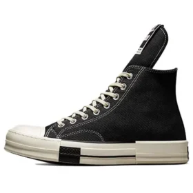Rick Owens x DRKSHDW DRKSTAR Chuck 70 High «Negro»