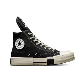 Rick Owens x DRKSHDW DRKSTAR Chuck 70 High «Negro»