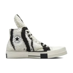 Rick Owens x DRKSHDW TURBODRK Chuck 70 High «Zebra»