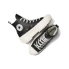 Run Star Hike Leather High Top «Sparkly Black»