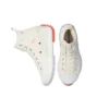 Run Star Hike Platform High «Embroidered Floral – Egret»