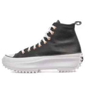 Run Star Hike Platform Metallic & Leather High Top «Negro»