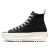 Run Star Hike Platform Suede «Black White»
