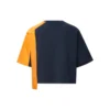 Serie Capsule: Camiseta de cuello redondo y manga corta con colores contrastantes