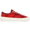 Skid Grip Low «Twisted Plaid – Haute Red»