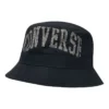 Sombrero de pescador con logotipo a cuadros grandes «Negro»