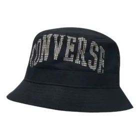 Sombrero de pescador con logotipo a cuadros grandes «Negro»