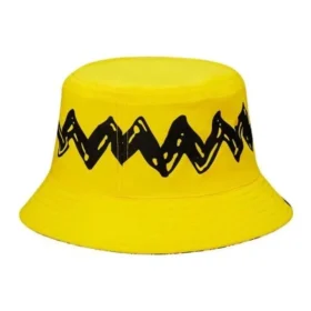 Sombrero de pescador reversible Converse x Peanuts «Cyber Yellow»