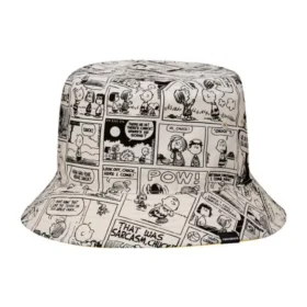 Sombrero de pescador reversible Converse x Peanuts «Cyber Yellow»