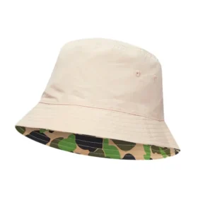 Sombrero de pescador reversible de camuflaje «Camo Green»