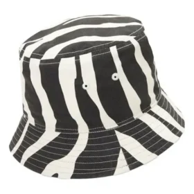Sombrero de pescador reversible Zebra «Negro»