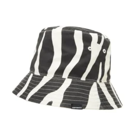 Sombrero de pescador reversible Zebra «Negro»