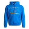 Sudadera con capucha con gráfico de videojuego, tallas asiáticas, «Azul»