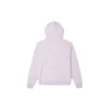 Sudadera con capucha de color liso bordada Morada