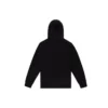 Sudadera con capucha de felpa francesa con chevrón de estrellas bordadas, tallas asiáticas, «Negro»