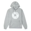 Sudadera con capucha de felpa francesa con parche Go-To Chuck Taylor, tallas asiáticas «Gris»
