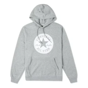 Sudadera con capucha de felpa francesa con parche Go-To Chuck Taylor, tallas asiáticas «Gris» Sudadera con capucha de felpa francesa con parche Go-To Chuck Taylor, tallas asiáticas «Gris»