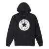 Sudadera con capucha de felpa francesa Go-To Chuck Taylor Patch, tallas asiáticas «Negro»