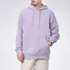 Sudadera con capucha deportiva informal Converse para hombre, de punto, color morado claro