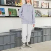 Sudadera con capucha holgada con el logotipo de Chuck 70 bordado Gris Azul