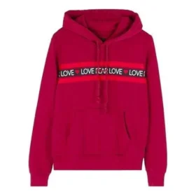 Sudadera con capucha Love the Progress Print Tallas asiáticas «Rojo»