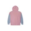 Sudadera con capucha oversize con bloques de color Tallas asiáticas «Pink Aura»