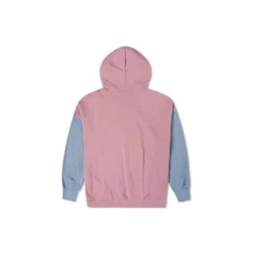 Sudadera con capucha oversize con bloques de color Tallas asiáticas «Pink Aura»