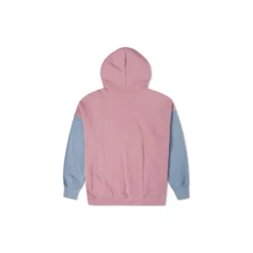 Sudadera con capucha oversize con bloques de color Tallas asiáticas «Pink Aura Multi»