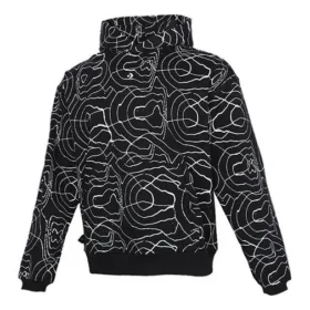 Sudadera con capucha para hombre de Converse, estilo athleisure, casual y deportivo, con estampado Splash Ink y forro polar, estampado completo