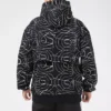 Sudadera con capucha para hombre de Converse, estilo athleisure, casual y deportivo, con estampado Splash Ink y forro polar, estampado completo