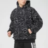 Sudadera con capucha para hombre de Converse, estilo athleisure, casual y deportivo, con estampado Splash Ink y forro polar, estampado completo