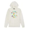 Sudadera con capucha reciclada Peace & Unity Tallas asiáticas «Egret»