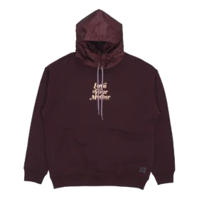 Sudadera con capucha Renew Retro, tallas asiáticas, «Burdeos»