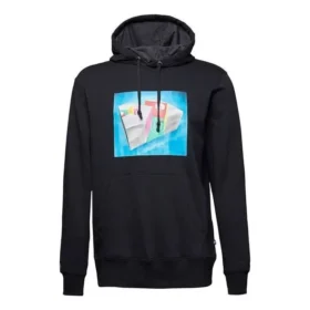 Sudadera con capucha Star Chevron 3D Court, tallas asiáticas, «Negro»