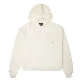 Sudadera con capucha Star, tallas asiáticas «Blanco Leche»