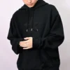 Sudadera con capucha Star, tallas asiáticas, «Negro»