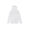 Sudadera con capucha y chevrón de estrellas bordadas, tallas asiáticas, «Blanco»